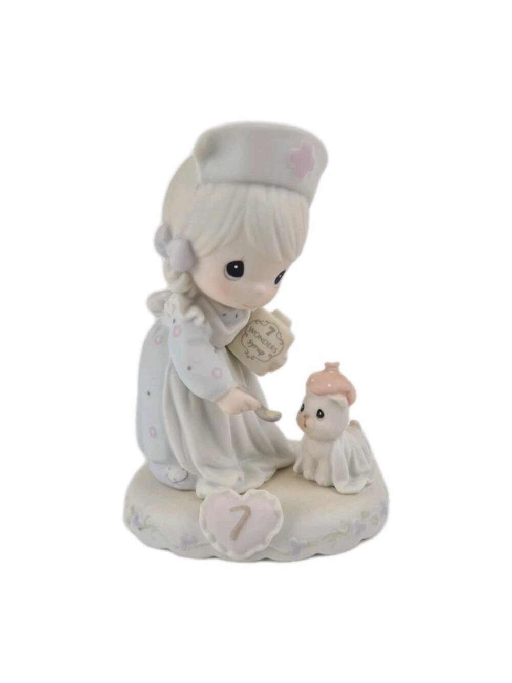 Precious Moments 163740 Growing In Grace Age 7 Girl Dressed As Nurse Figurine